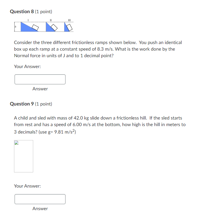 back from its equilibrium [center] position and then released. When the bob