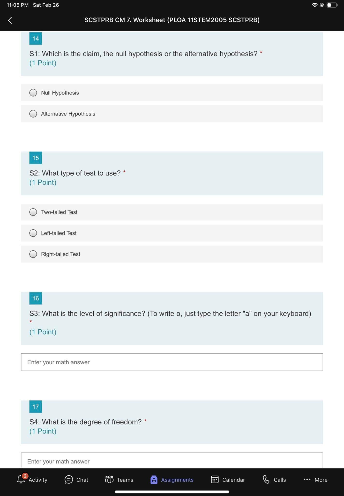 11:05 PM Sat Feb 26 14 SCSTPRB CM 7. Worksheet (PLOA IISTEM2005