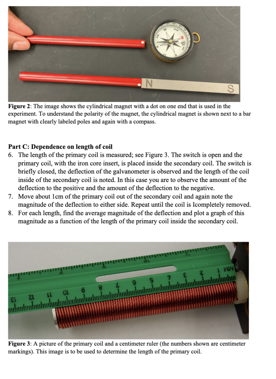 deflection?Part BWhat can you conclude form your recorded observations? What does the