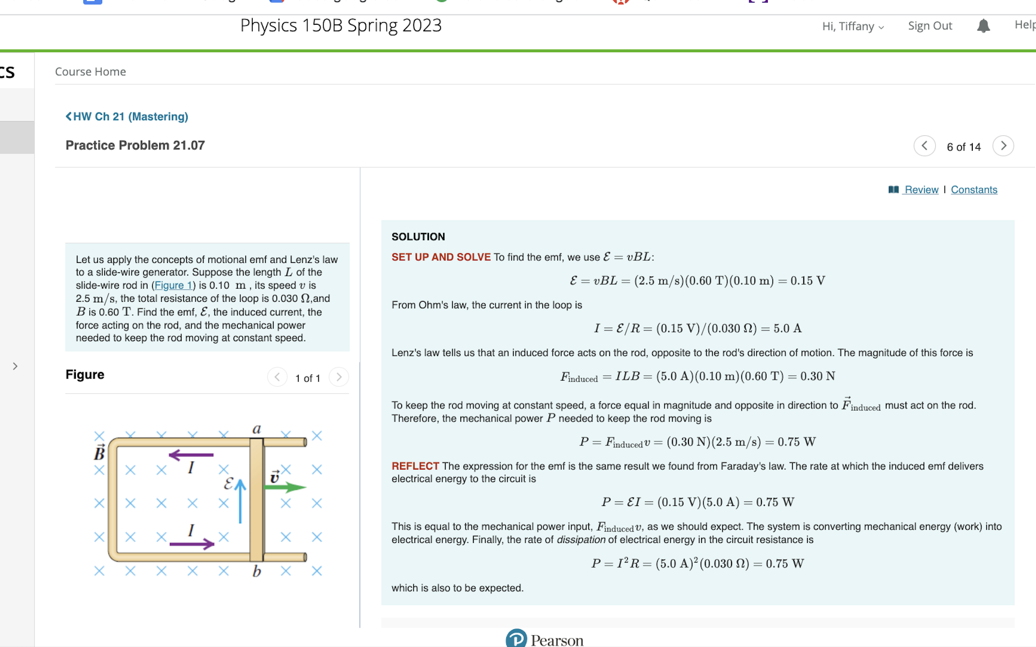  v a '5' - - - PhySiCS 1508 Spring 2023 Hi,