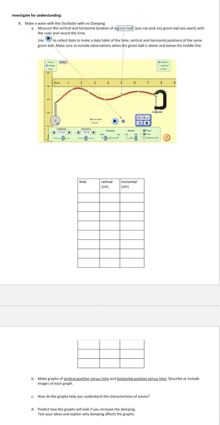 by moving a wrench CONTROL wave properties RESTART the wave while preserving