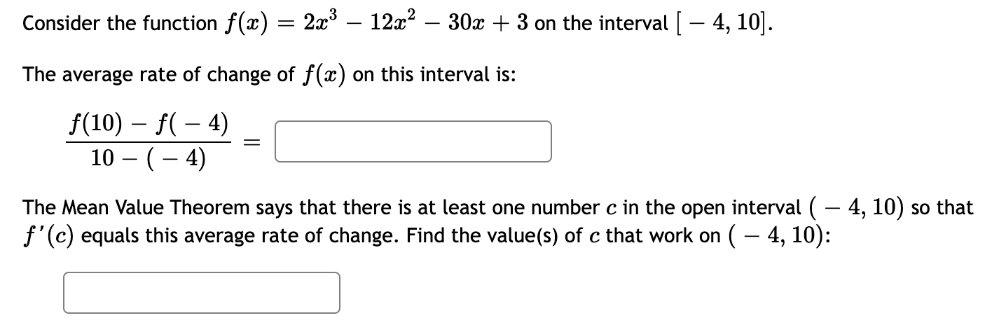 = 4 8222 on the interval [ 1, 4]. The average rate