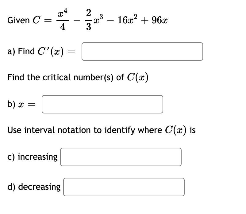 number c in the open interval ( 1, 4) so that f