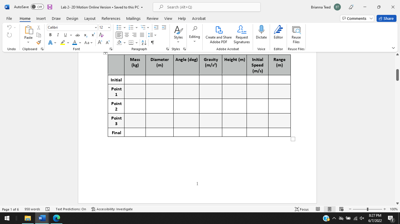 to this PC . Search (Alt+Q) Brianna Teed BT X File Home