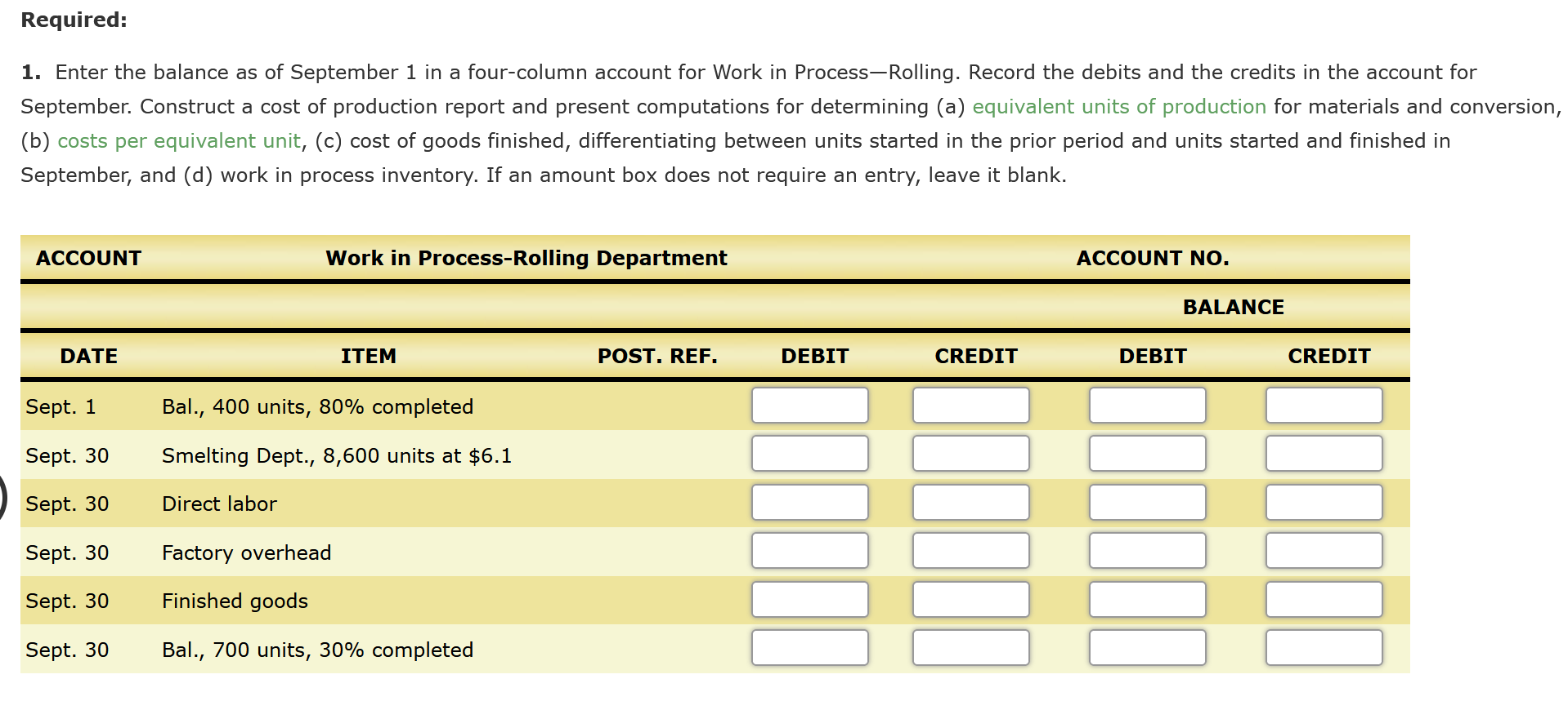 Reports Pittsburgh Aluminum Company uses a process cost system to record the