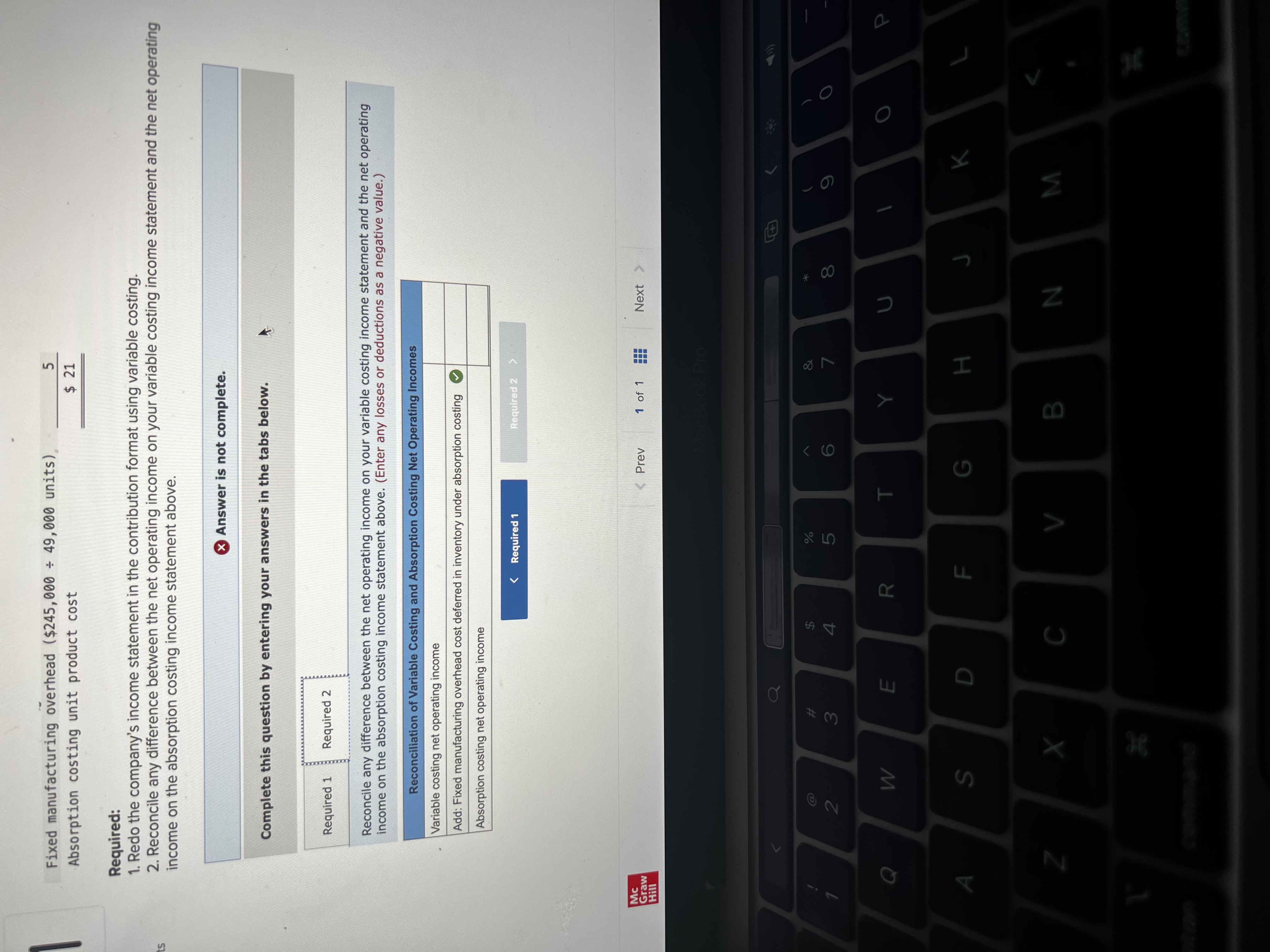Help Save & Exit Check Whitman Company has just completed its first