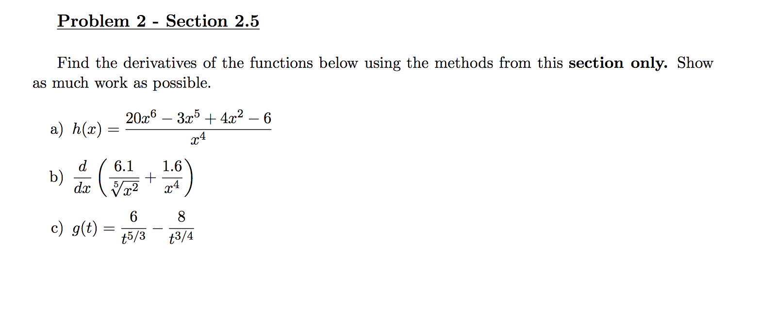 partition points of f. b) Create a sign chart to determine where