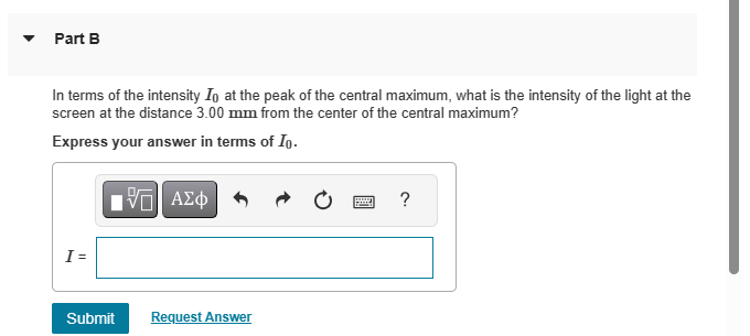 passes through a single slit and the diffraction pattem is observed on