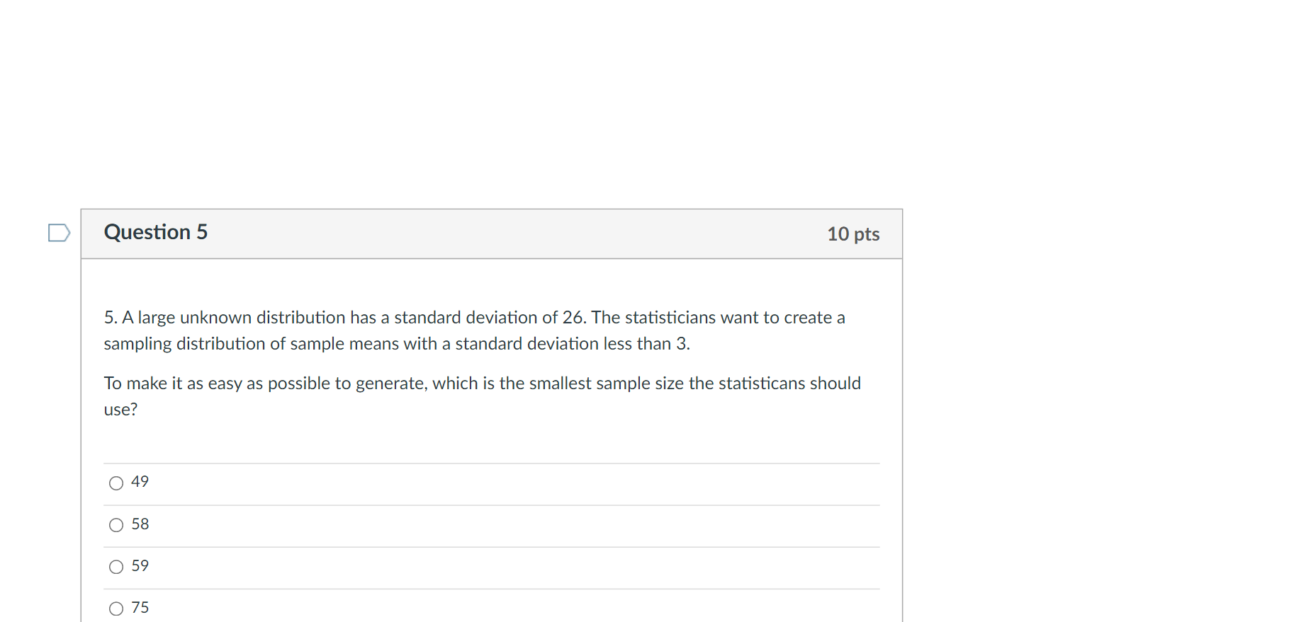 $65,000 and a standard deviation of $4,500. i. If we randomly select