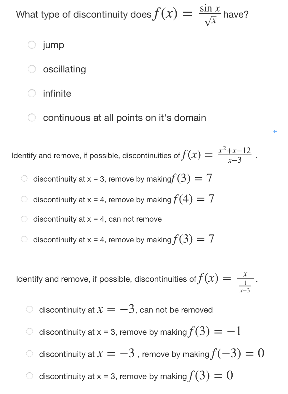 2x2 - x + 2, what is lim 2x2 - x +
