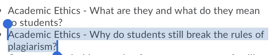 Academic Ethics - Why do students still break the rules of plagrisimi