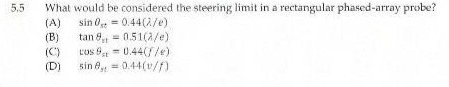  5.5 What would be considered the steering limit in a rectangular