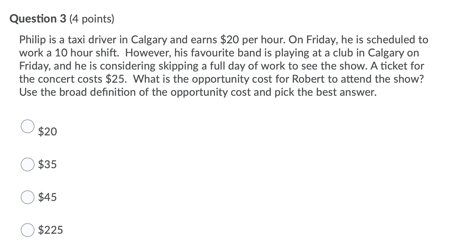 I need help on these 2 micro questions: Question 3 (4 points)