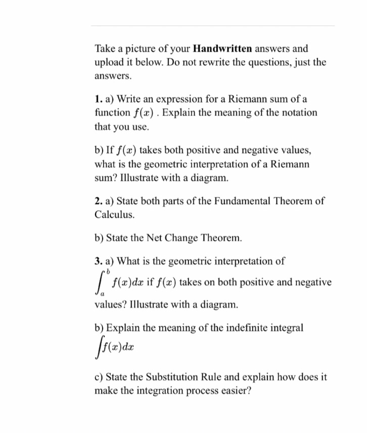 Please try to write the written explanations as best as possible. Take