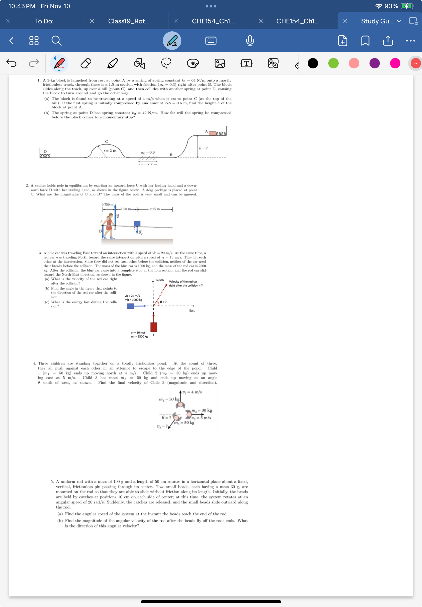 Pls answer 1-5 with work on another sheet of paper and explanations