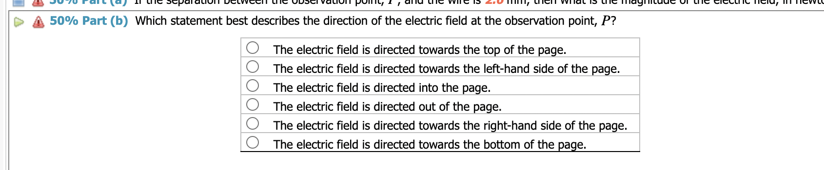 the plane of the page, has a uniform charge density of 4.5