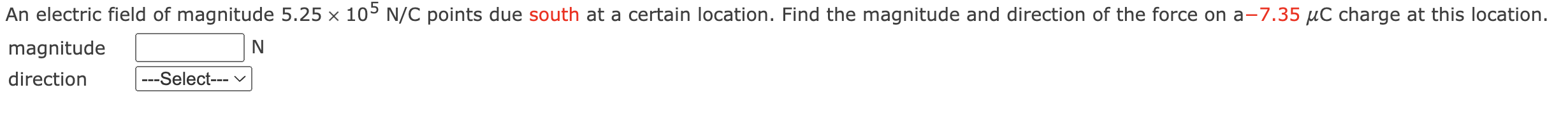 1012 electrons are removed from one sphere and placed on the other,