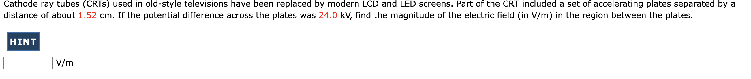 the spheres, treating the spheres as point charges. L w An electric