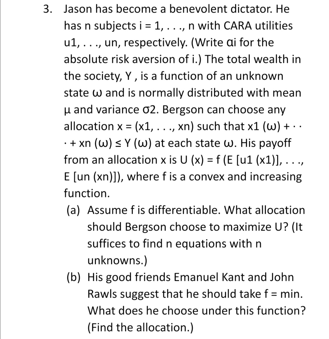 cost and sells it at price 6 - q, where 9 is