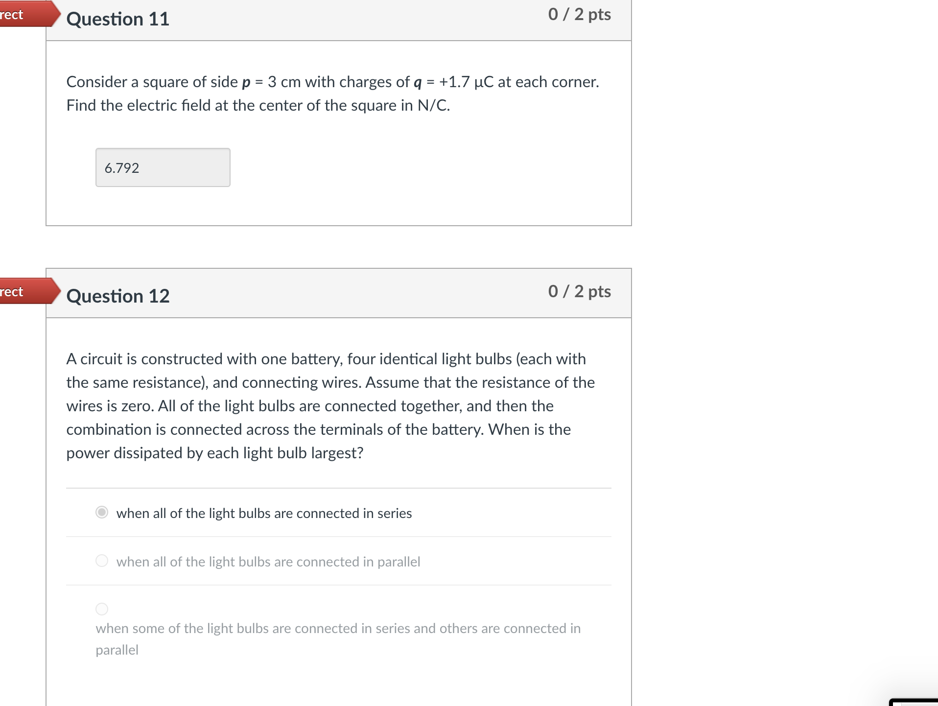 to the left of a second charge +2q? kg/2d"2 to the left