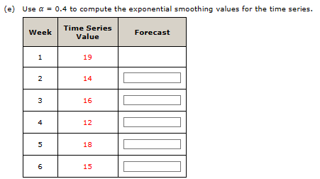 by CBS per week for the past six weeks follows. What is