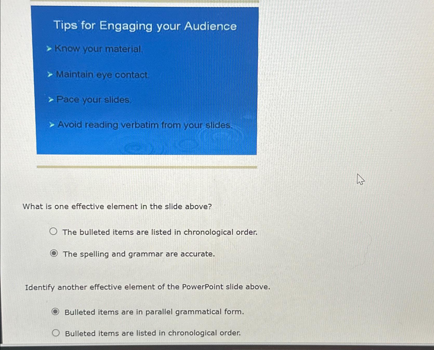  Tips for Engaging your Audience > Know your material Maintain eye