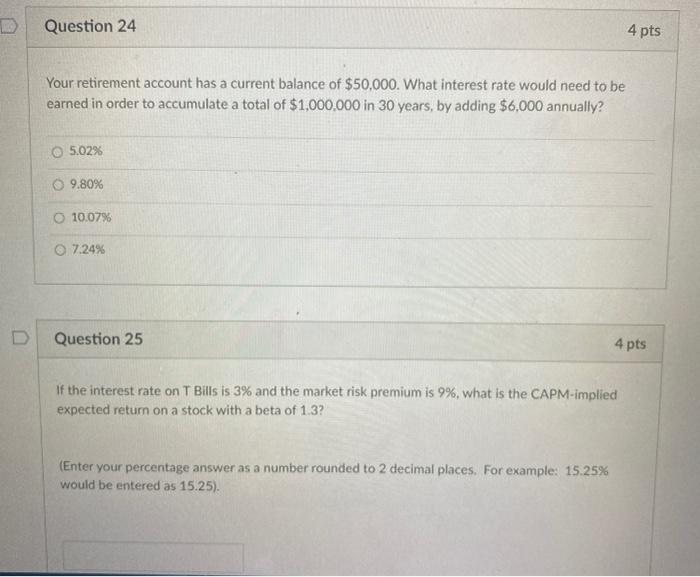 Please answer both questjons if you can, WILL UPVOTE 100% Question 24