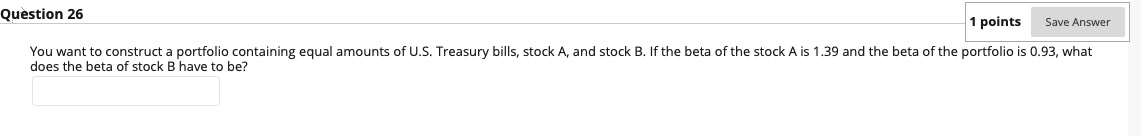  Question 26 1 points Save Answer You want to construct a