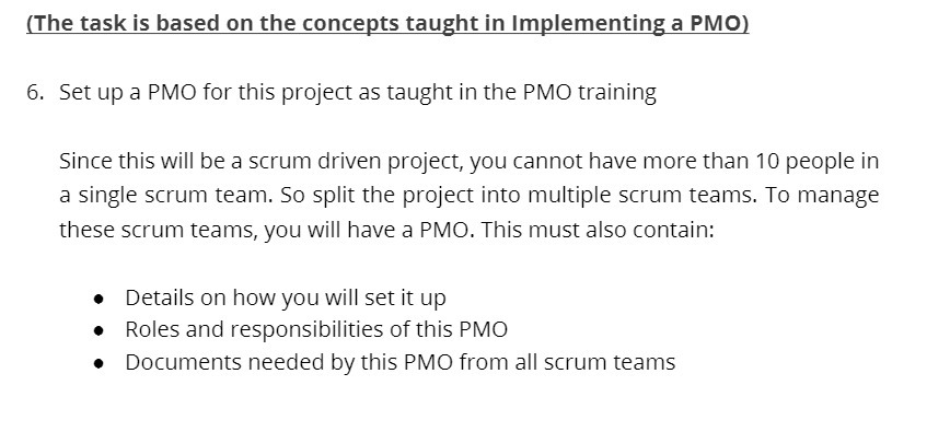  [The task is based on the concepts taught in Implementing a