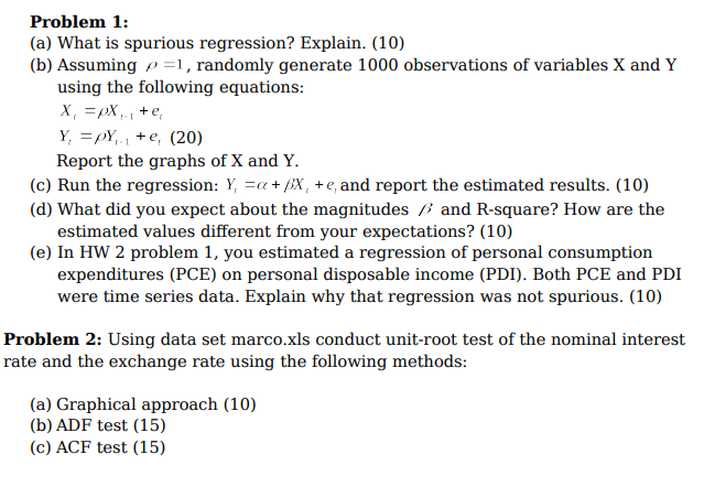 Could someone please help me with problem 2? Problem 1: (a) What