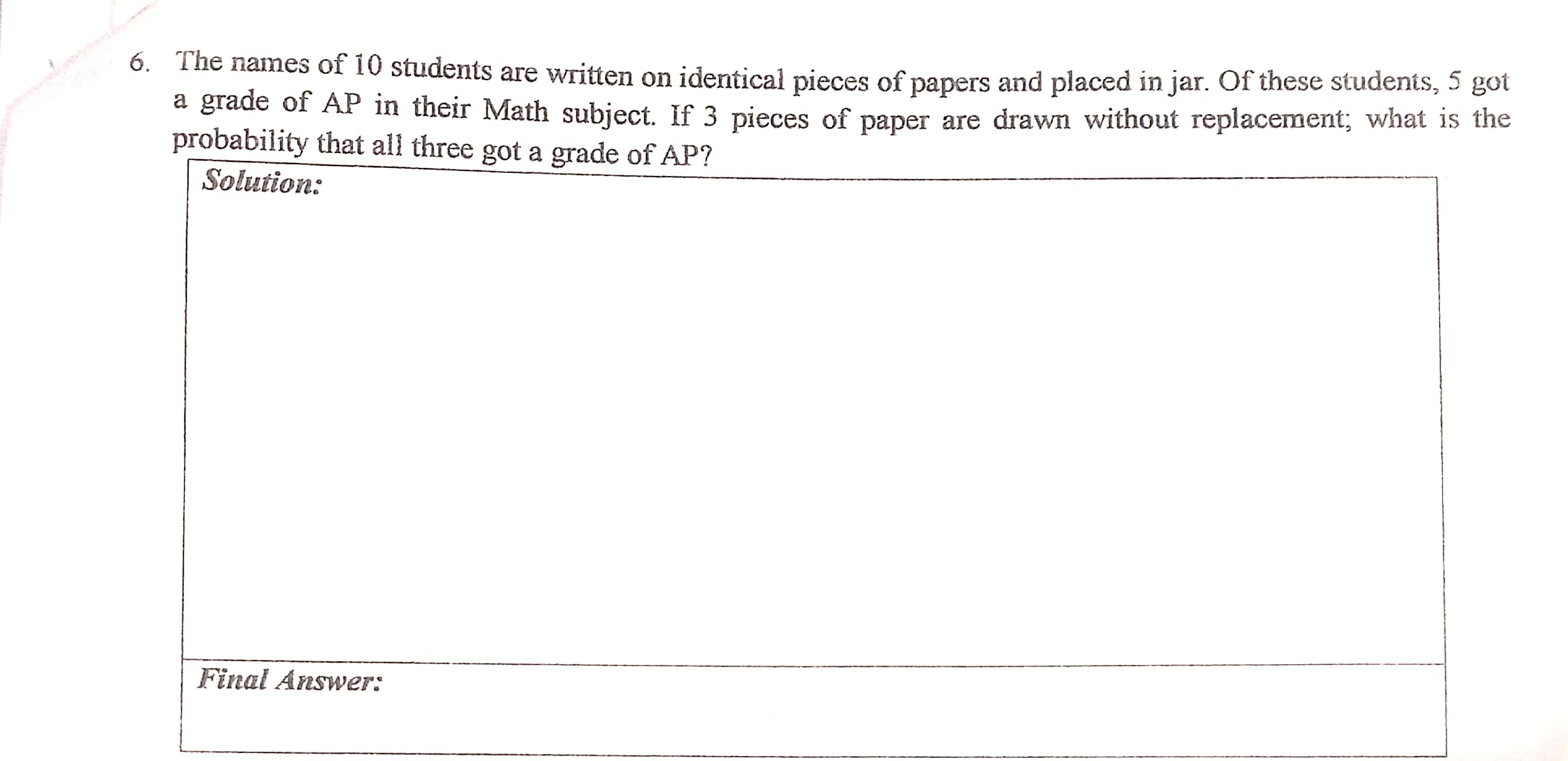 Thank you! A. Solve what is asked. Show necessary solutions. (60 points)