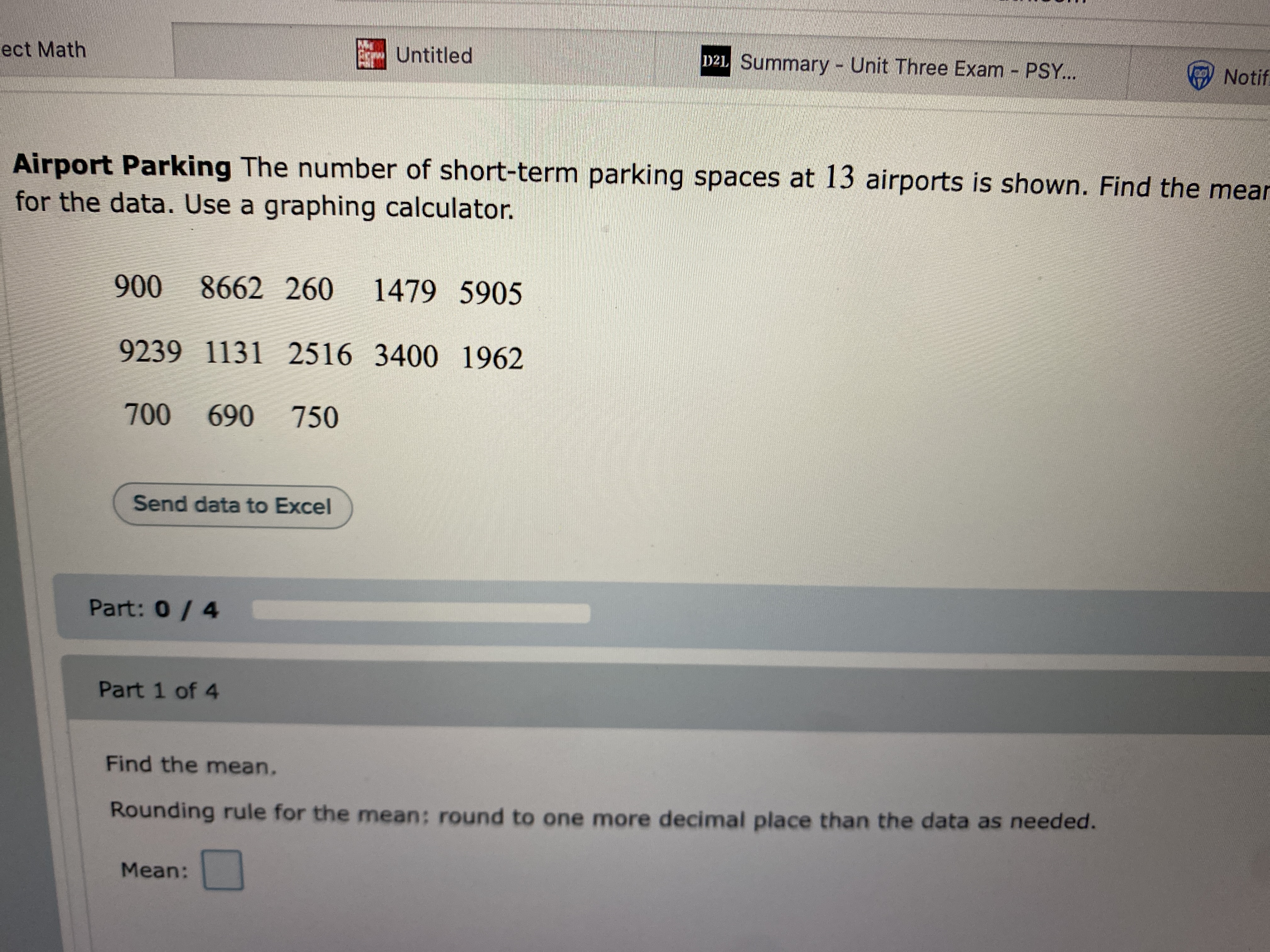  ect Math Untitled D21 Summary - Unit Three Exam - PSY...