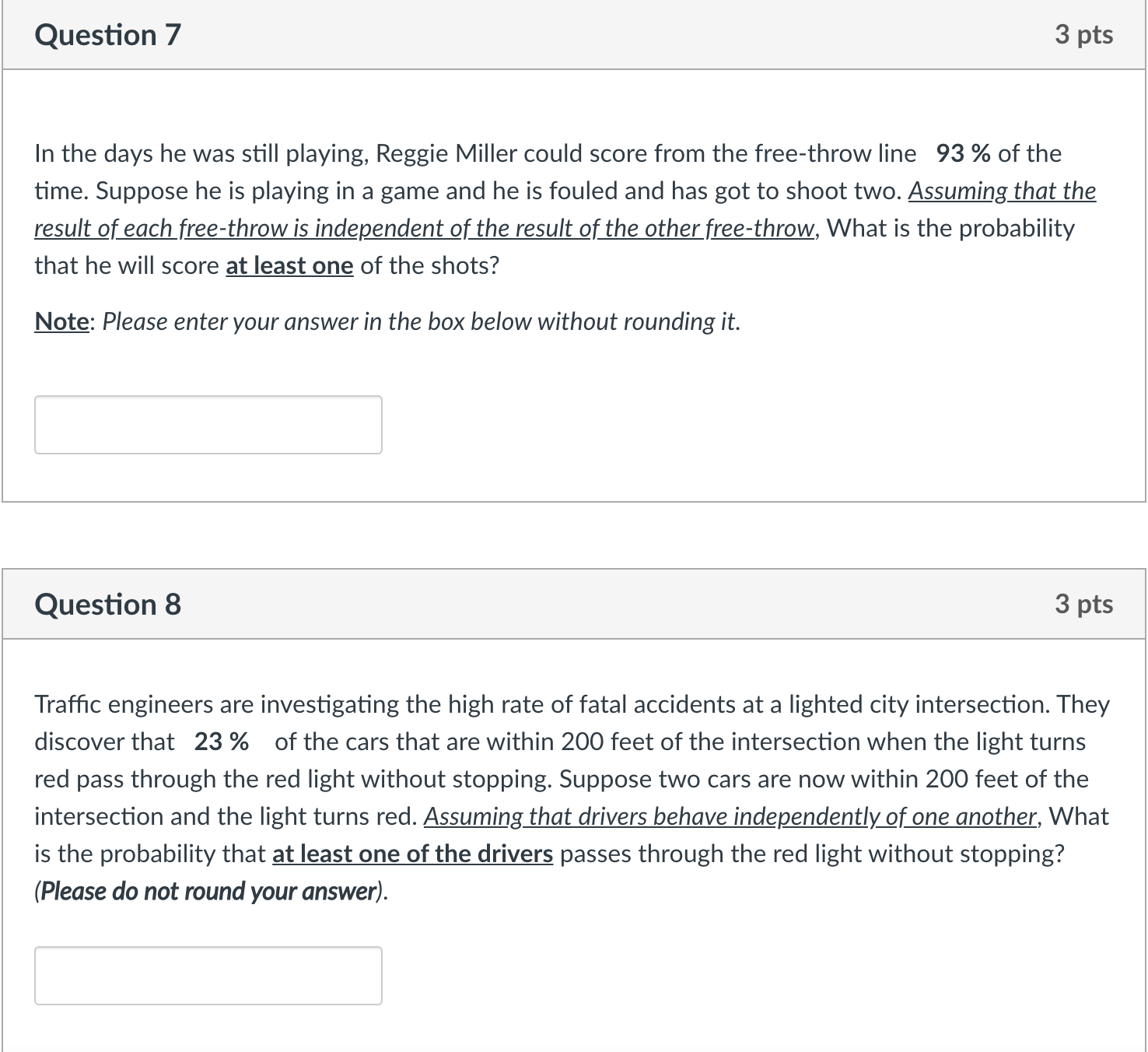 the intersection when the light turns red pass through the red light