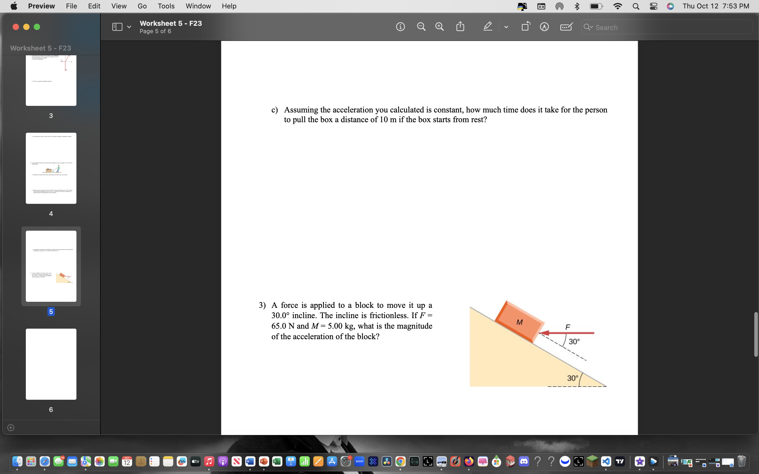 F cos 0 Fy = F sin 0. b. F = VF2+