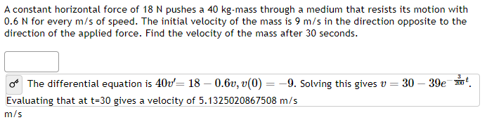 Could you please help me understand the work for this practice problem?