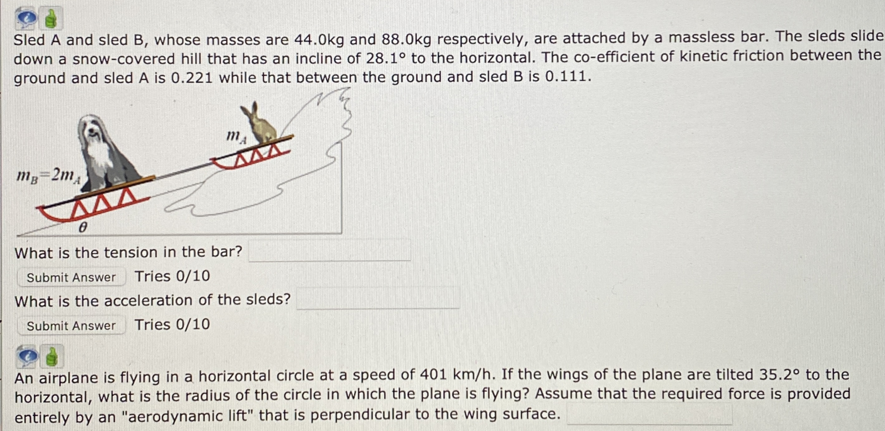Hello i need help solving those questions please it; i 34:" Sled