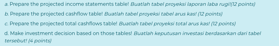 an investment costs of $908,000 has a 6-year life and has no