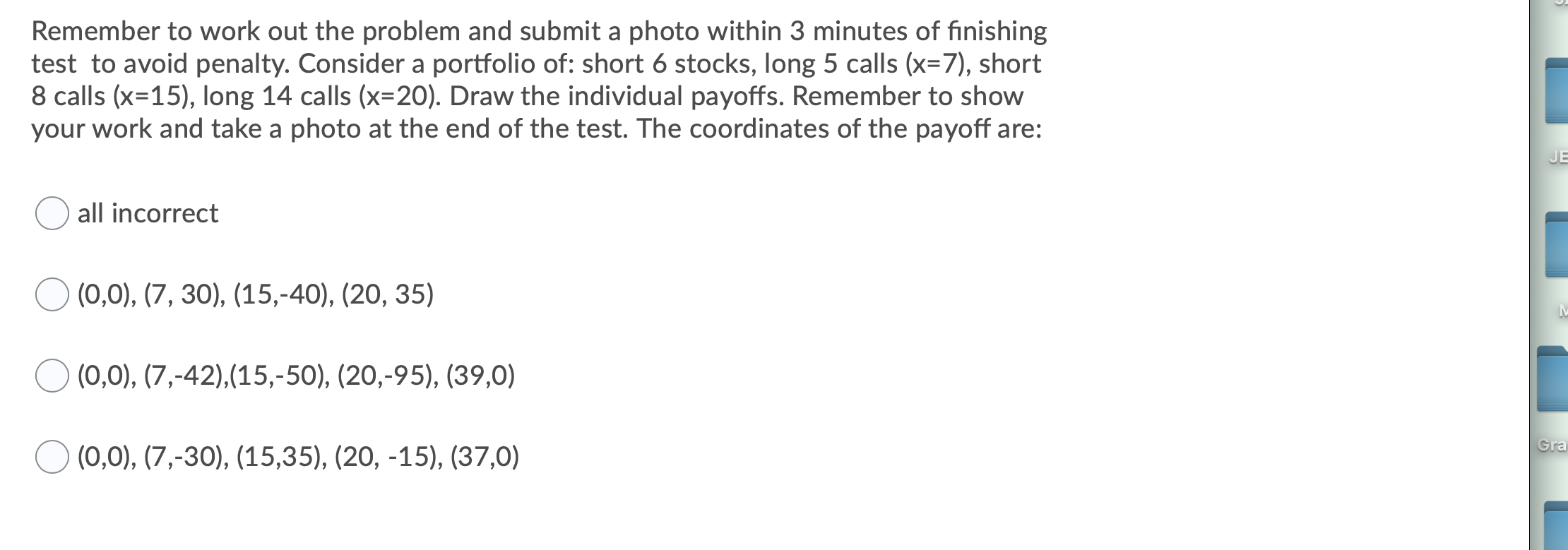 Remember to work out the problem and submit a photo within