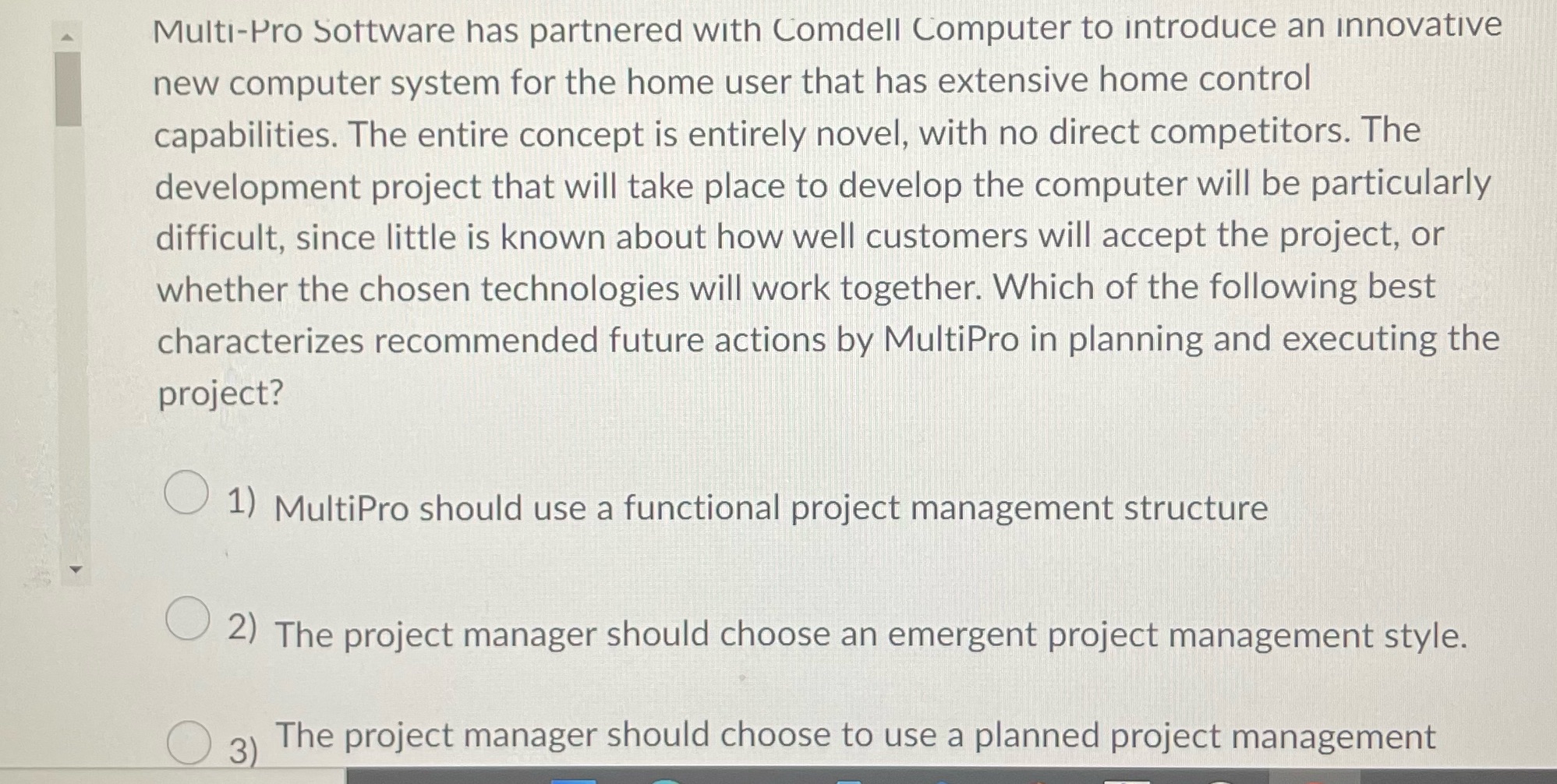  . MultI-Pro software has partnered With Comdell Computer to Introduce an