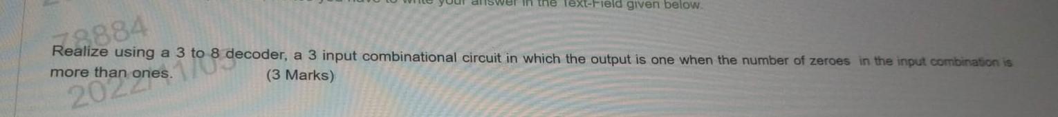 Advanced physics Text-Field given below 2884 Realize using a 3 to 8