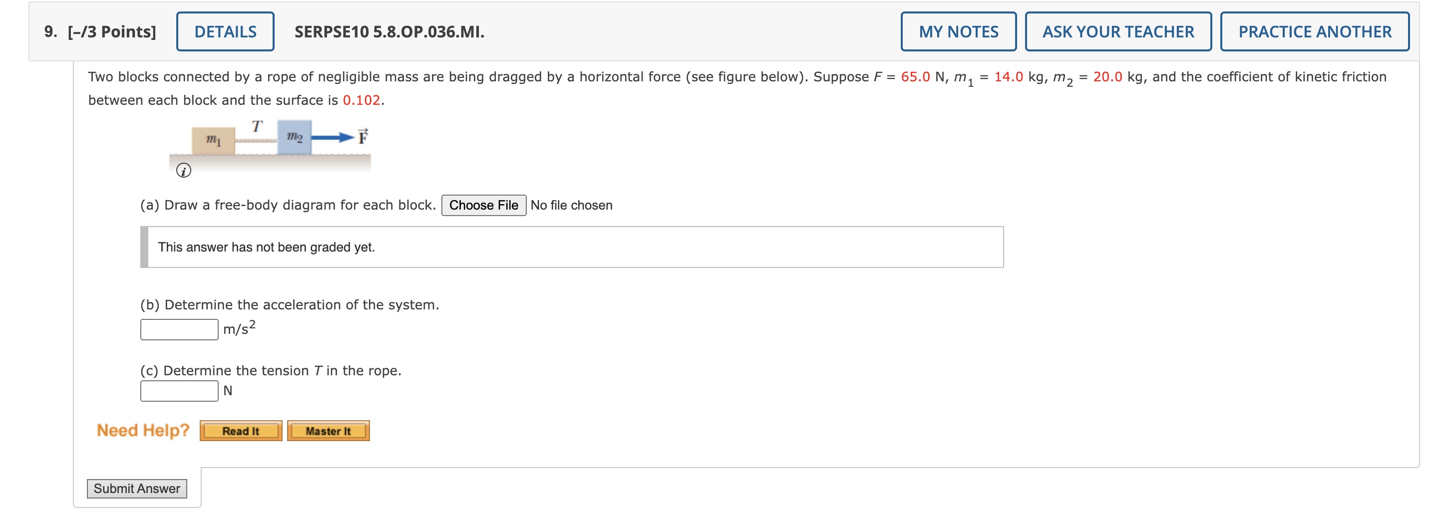 the gure. The water exerts a drag force on the boat, where