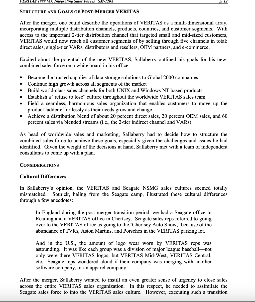 in this case study that you need to know - the industry,