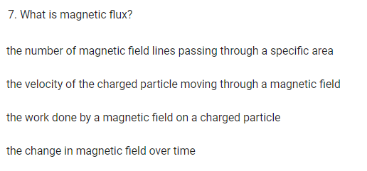 field? the magnetic field and direction of motion must be parallel the