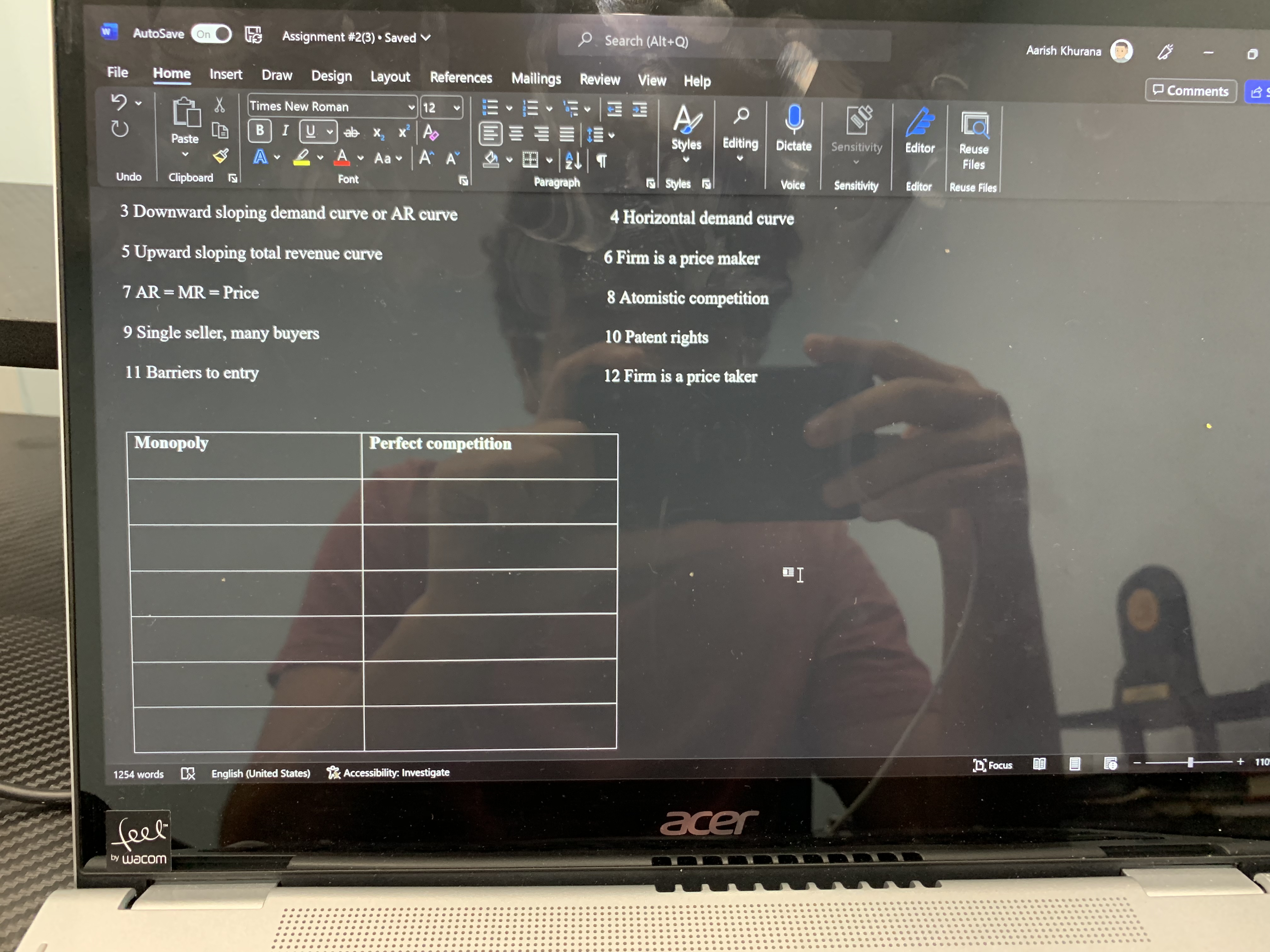  AutoSave On ES Assignment #2(3) . Saved Search (Alt+Q) Aarish Khurana