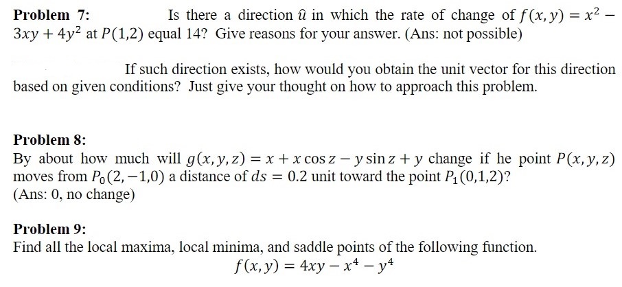 Please show all your work and highlight answer. thank you Problem 7: