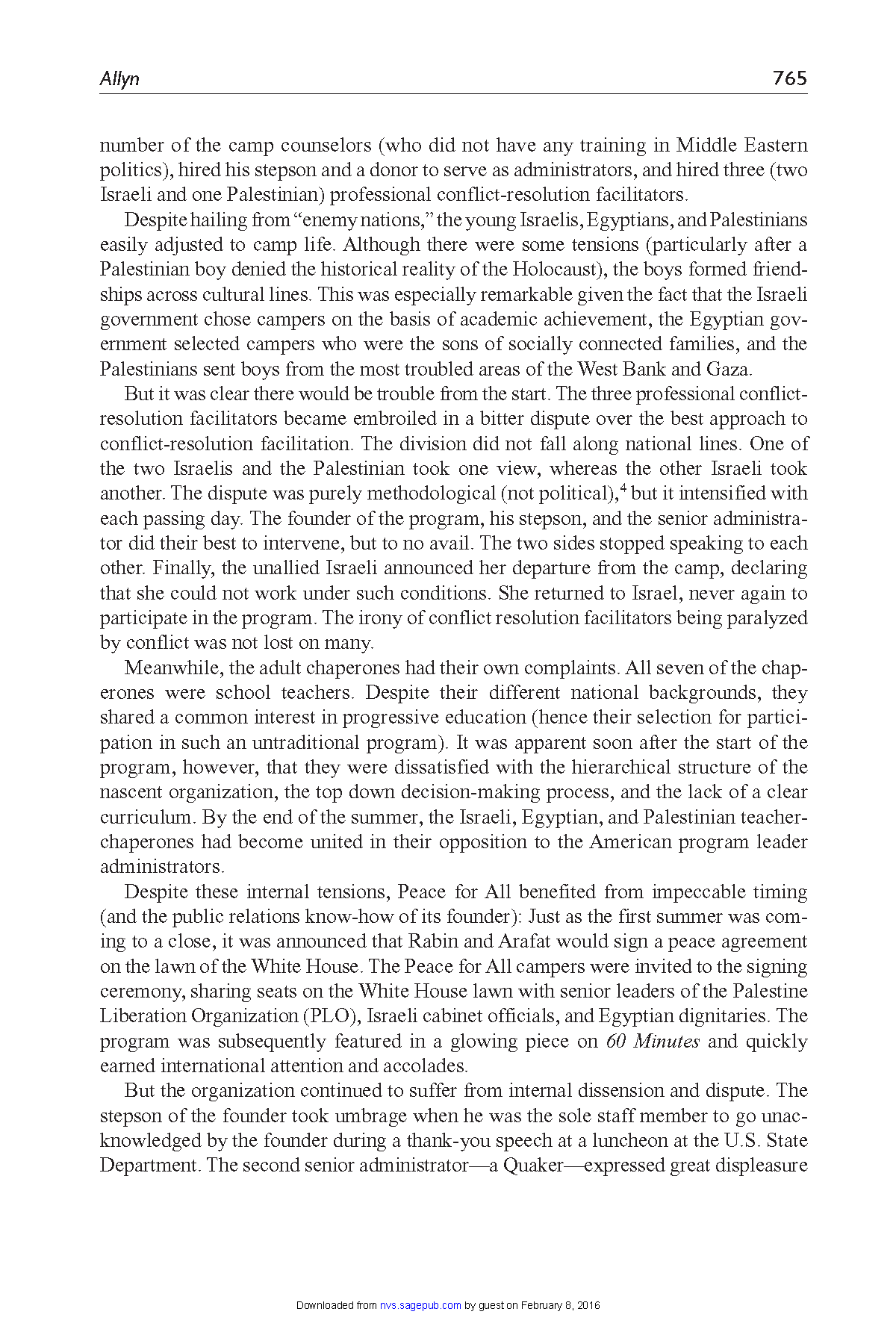 how can a nonprofit avoid it? Insights Nonprofit and Voluntary Sector Quarterly