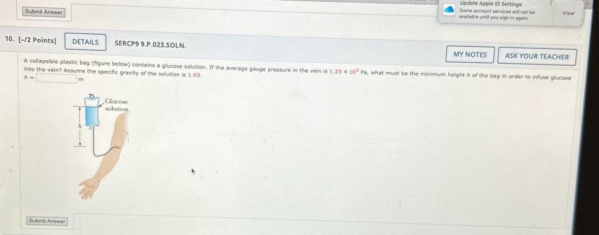 Please solve this problem in the picture below. Update Apple ID Settings