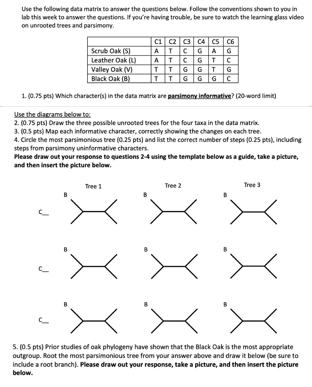 Use the following data matrix to answer the questions below. Follow
