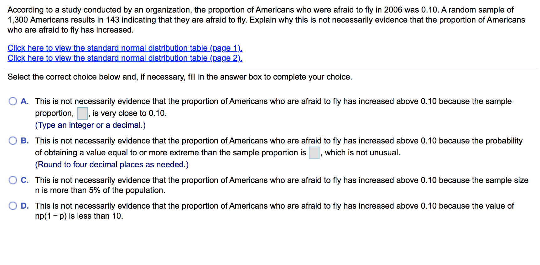 distribution of 6. Choose the phrase that best describes the shape of