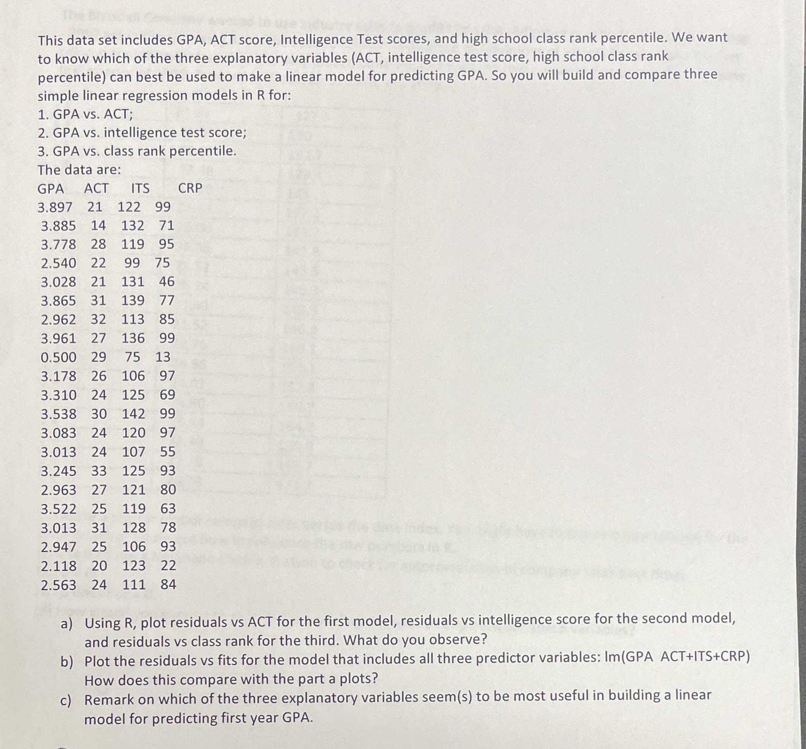 I know how to make the basic linear models, but can someone